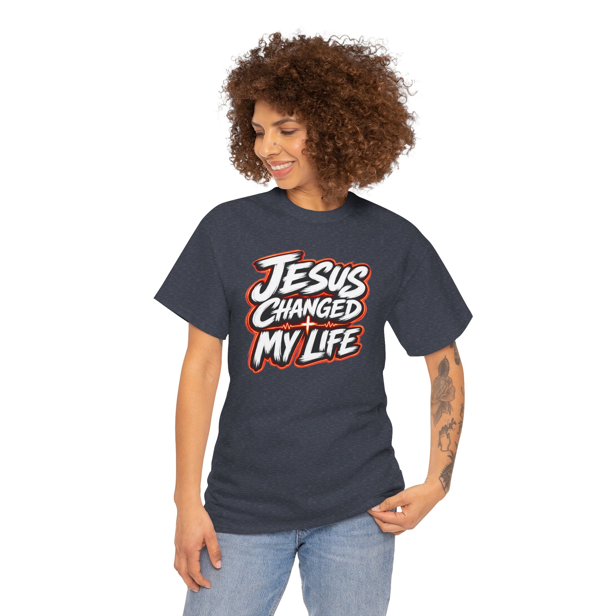 Jesus Changed My Life Tee — Transformation in Every Breath - Image 64