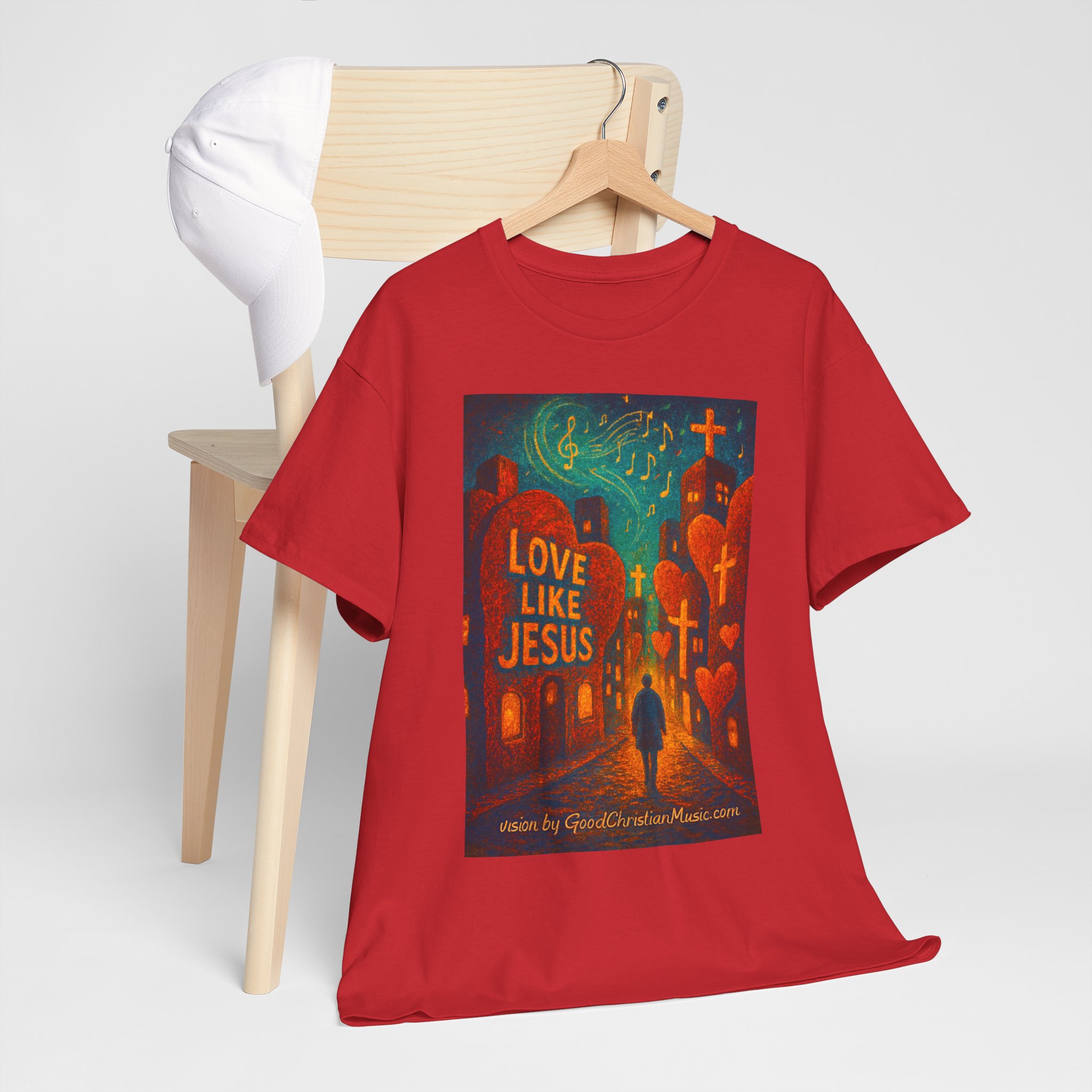 Love Like Jesus - City of Hearts Tee Shirt - Image 90