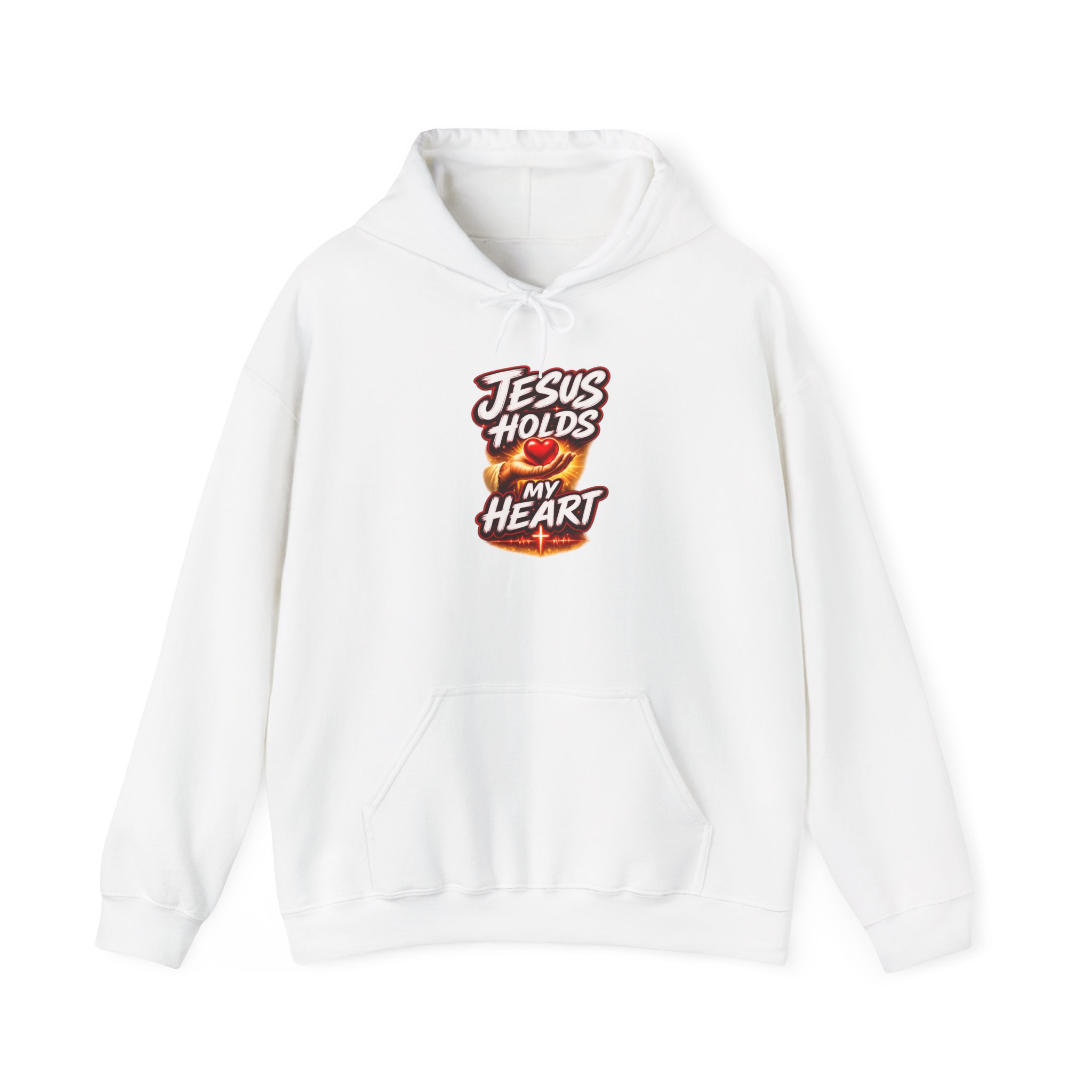 Jesus Holds My Heart – Crimson Mercy Hoodie - Image 7