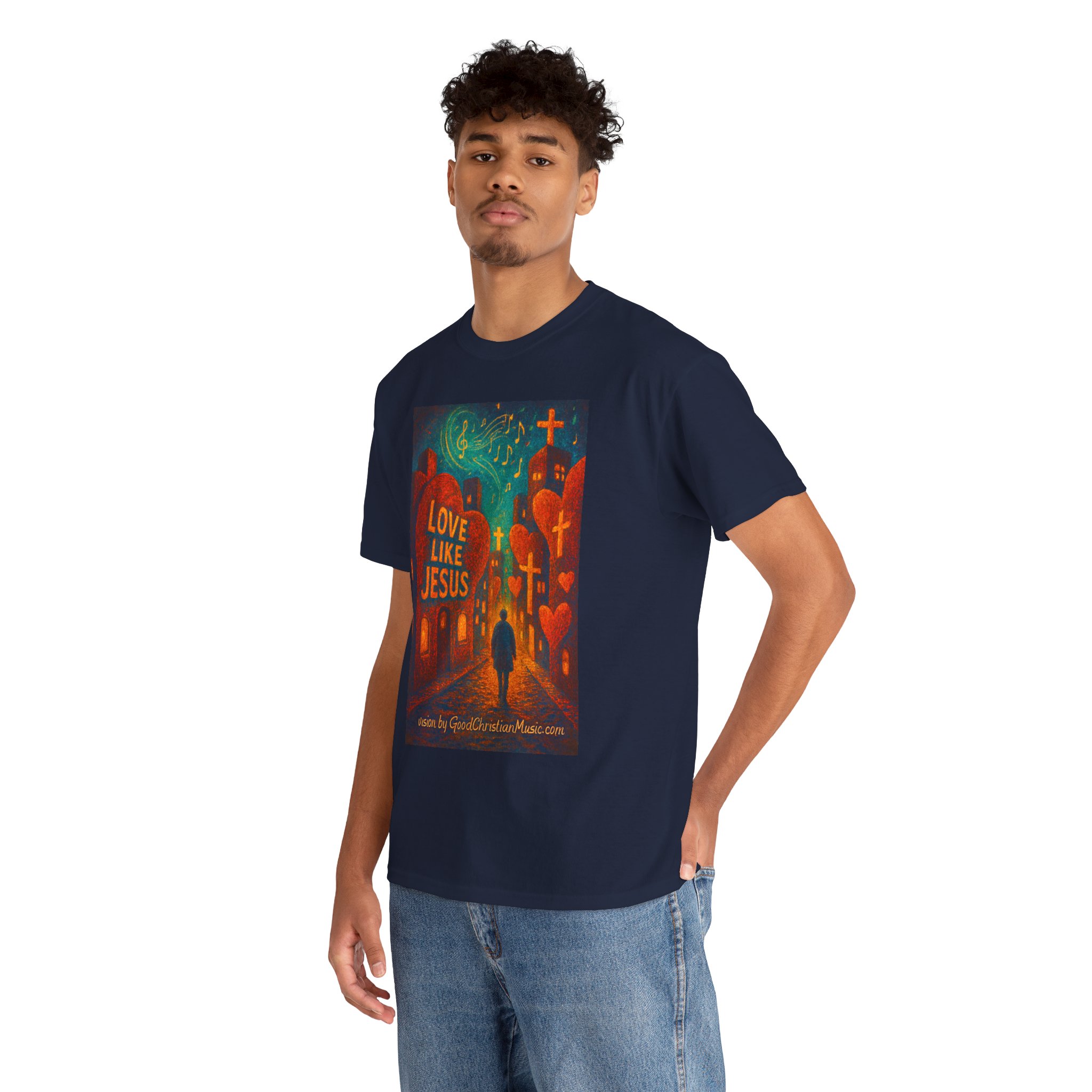 Love Like Jesus - City of Hearts Tee Shirt - Image 74