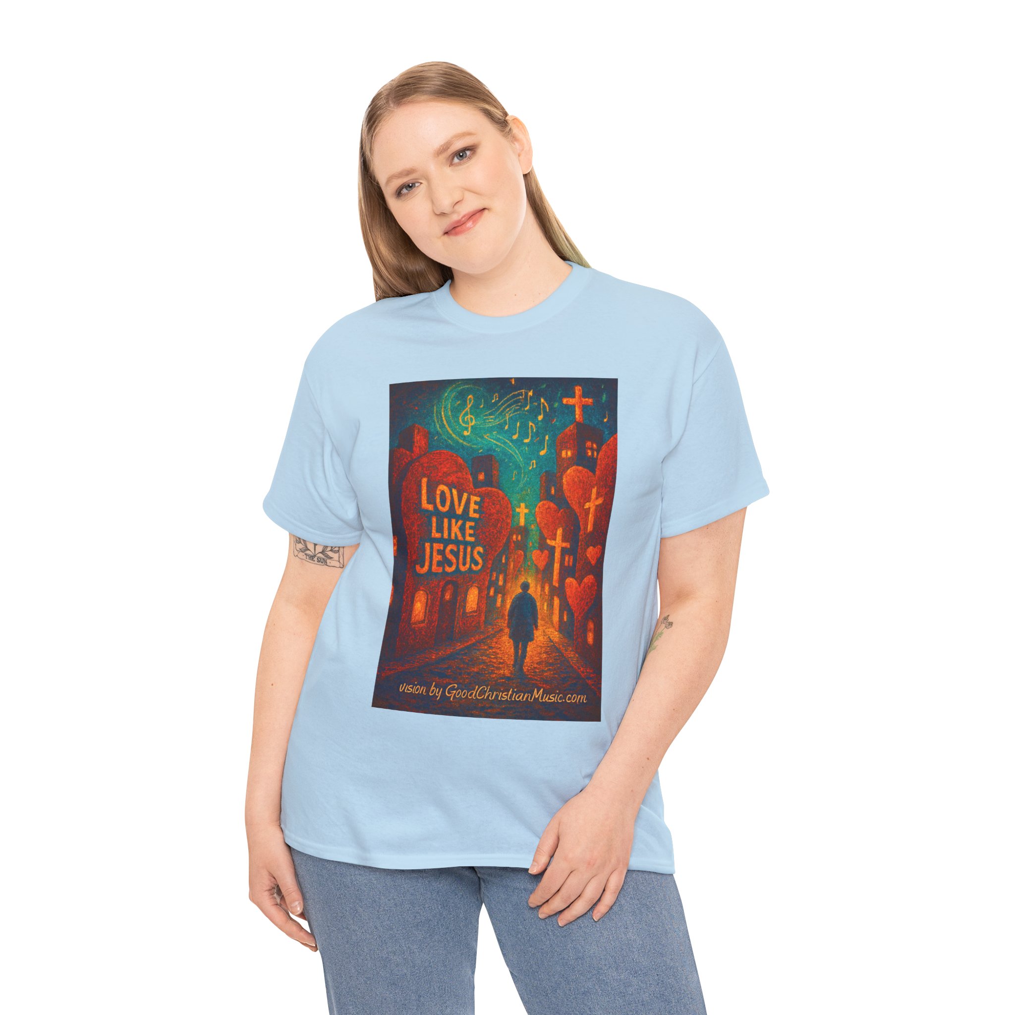 Love Like Jesus - City of Hearts Tee Shirt - Image 55