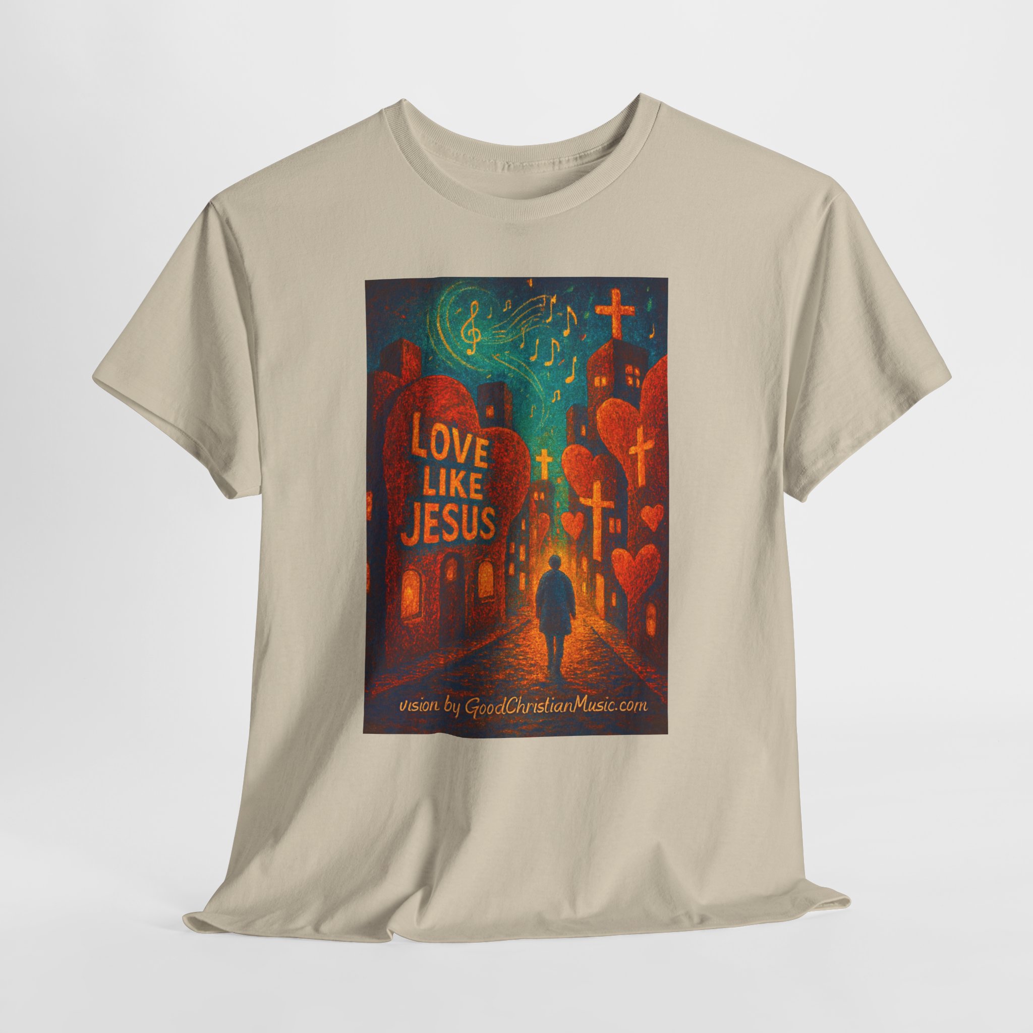 Love Like Jesus - City of Hearts Tee Shirt - Image 17
