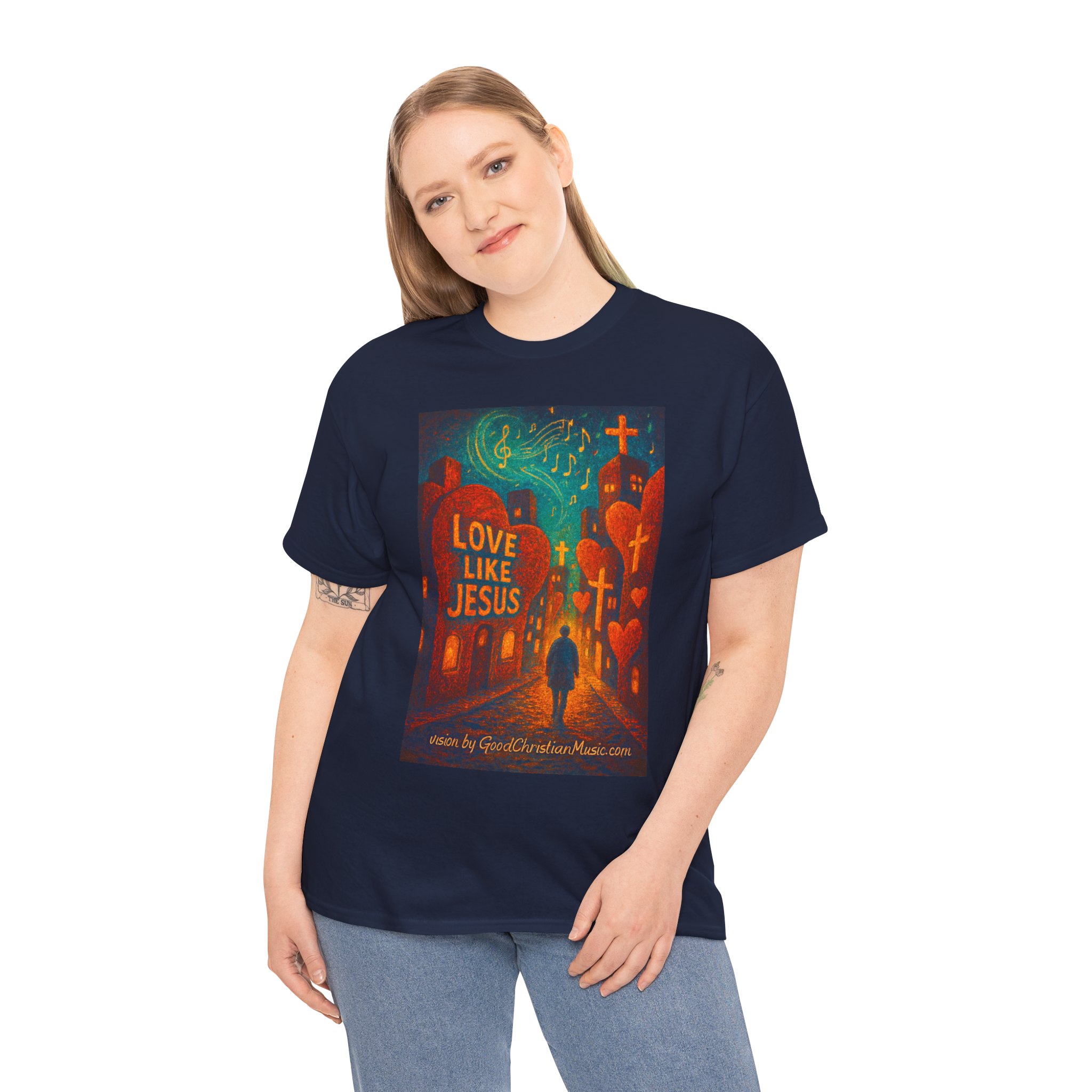 Love Like Jesus - City of Hearts Tee Shirt - Image 73