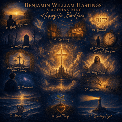 Benjamin William Hastings & Aodhán King ~ New Album Release Alert “Happy To Be Here”