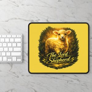 the-lord-is-my-shepherd-golden-guidance-mouse-pad
