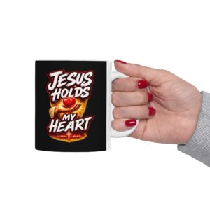 Jesus Owns My Heart — Crimson Mercy Coffee Mug