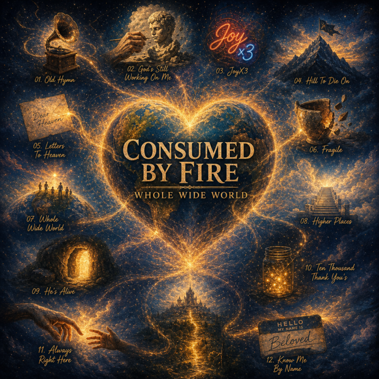 Consumed By Fire Whole Wide World Album Art