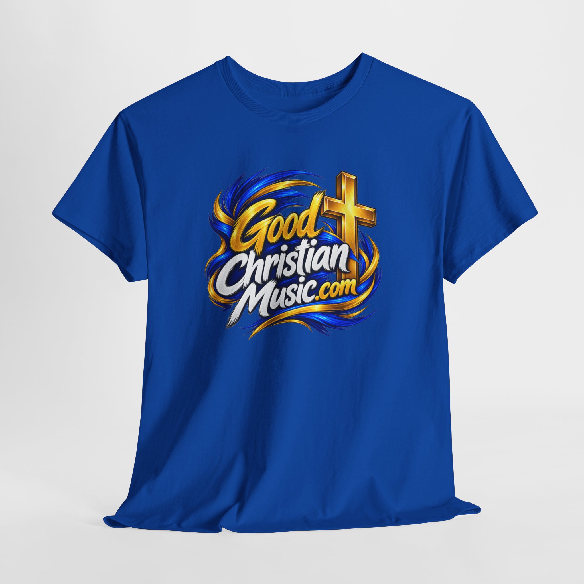 GoodChristianMusic.com Unisex Heavy Cotton Tee,