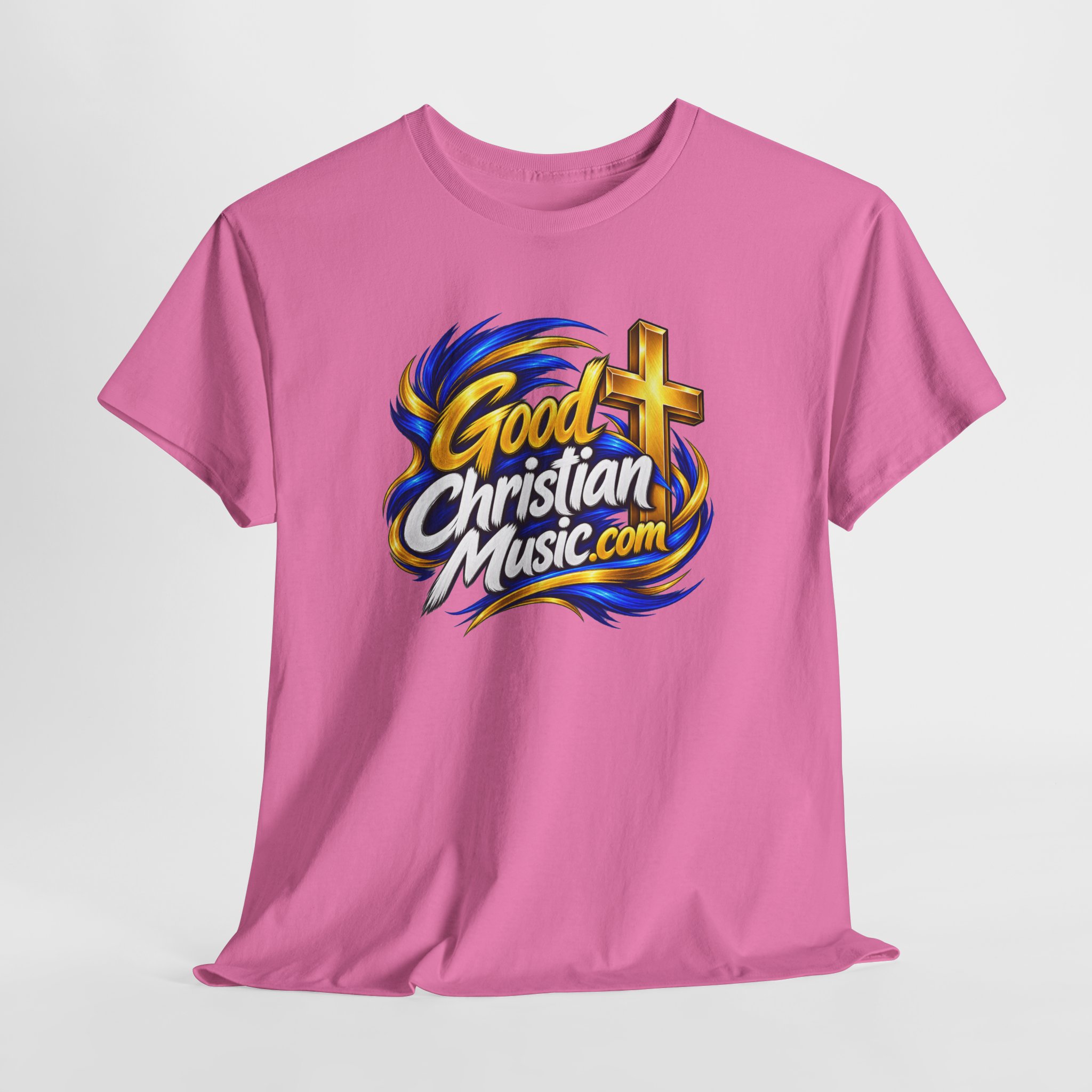 GoodChristianMusic.com Unisex Heavy Cotton Tee, - Image 37