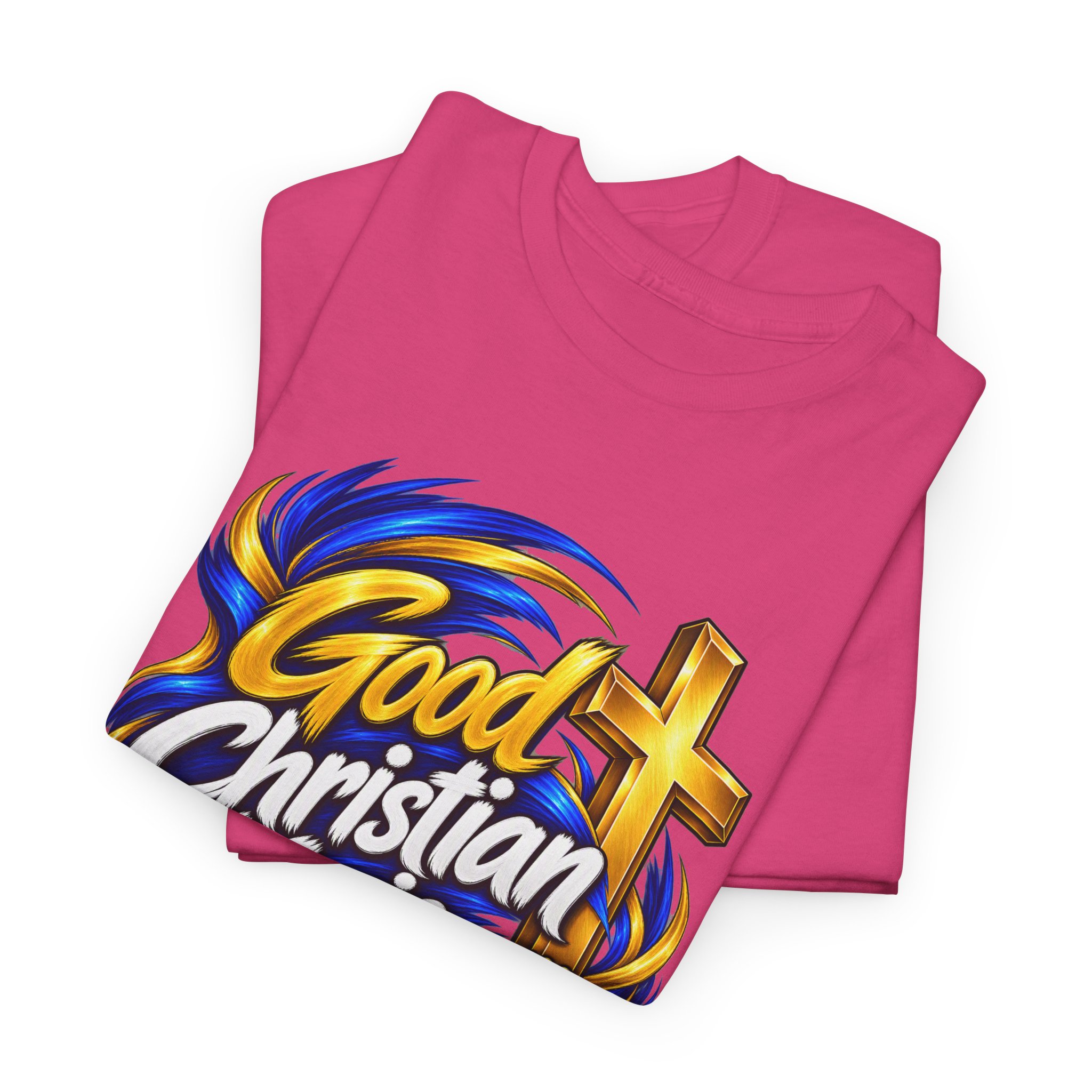 GoodChristianMusic.com Unisex Heavy Cotton Tee, - Image 70