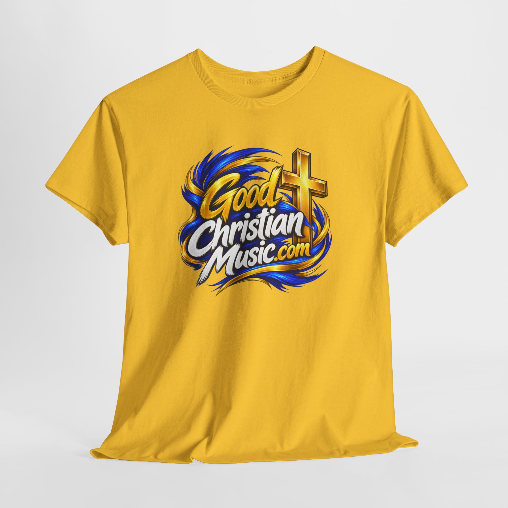 GoodChristianMusic.com Unisex Heavy Cotton Tee, - Image 13