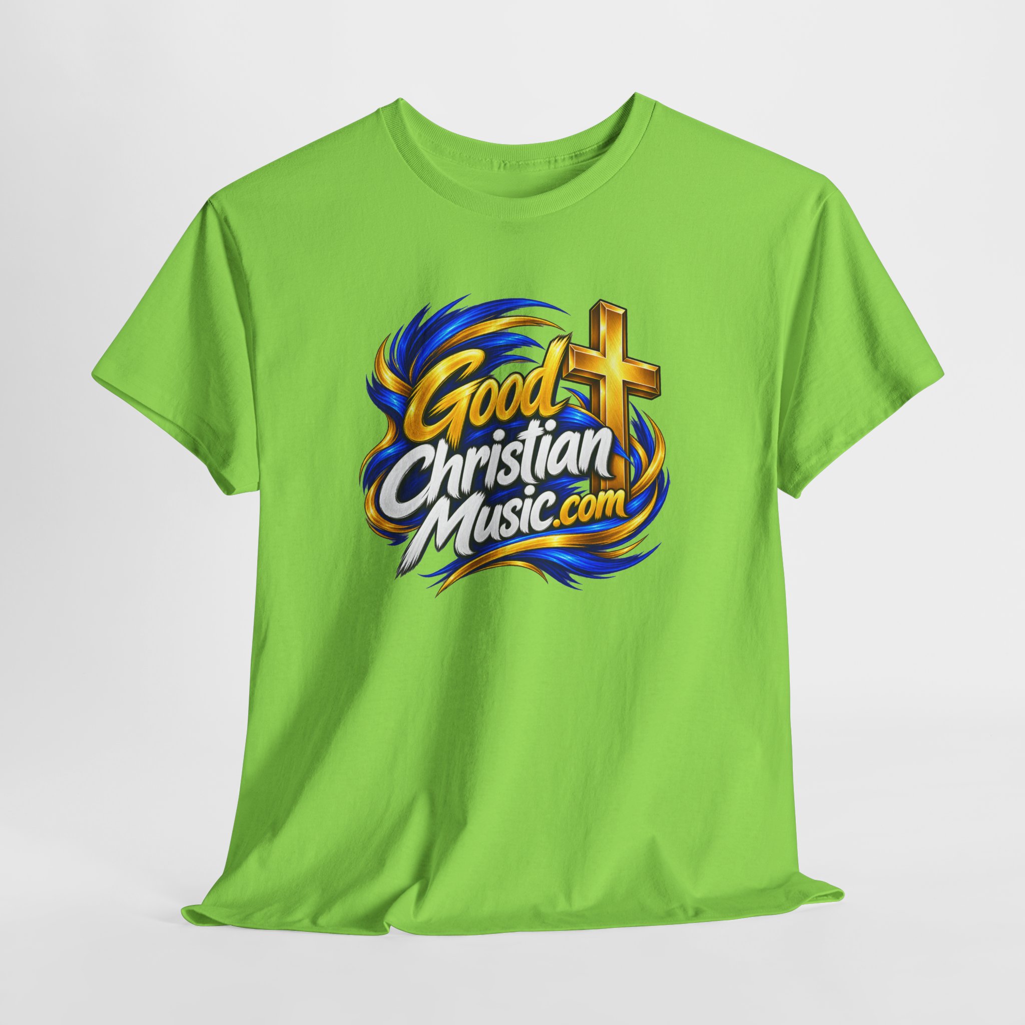 GoodChristianMusic.com Unisex Heavy Cotton Tee, - Image 66