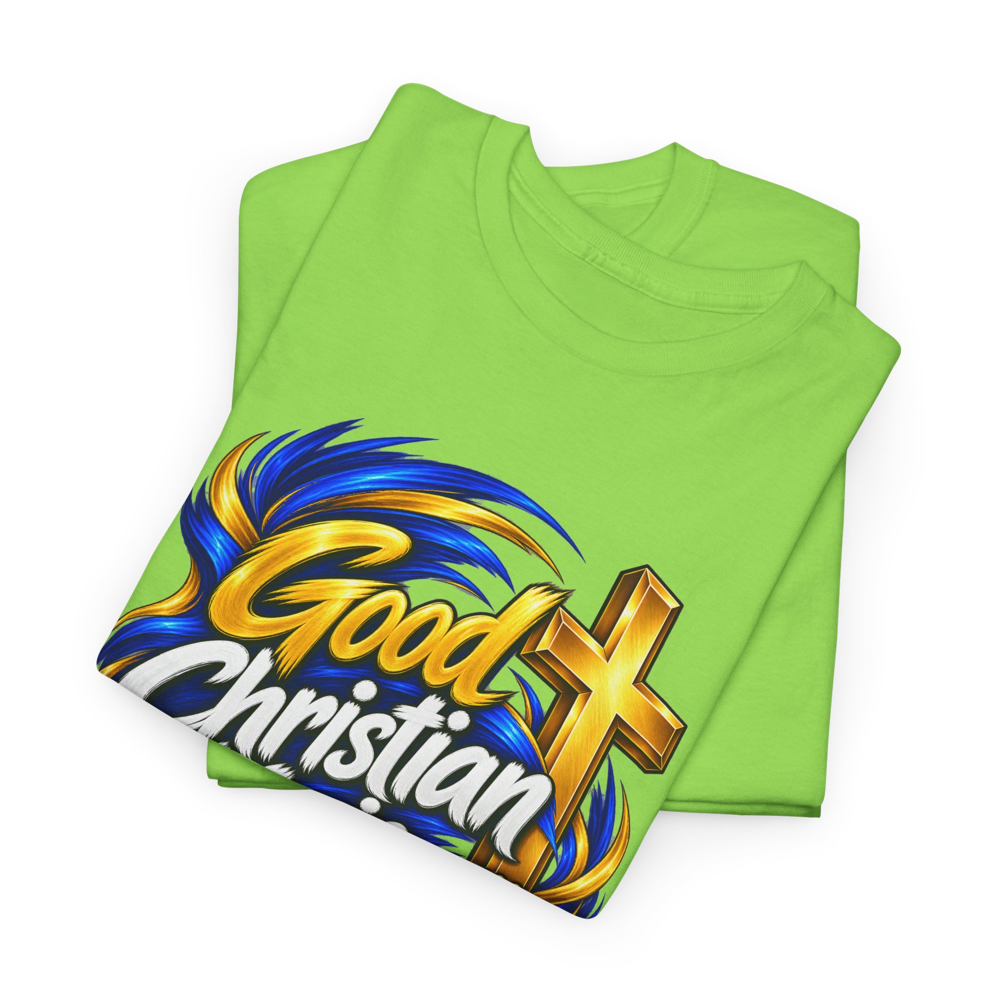 GoodChristianMusic.com Unisex Heavy Cotton Tee, - Image 65