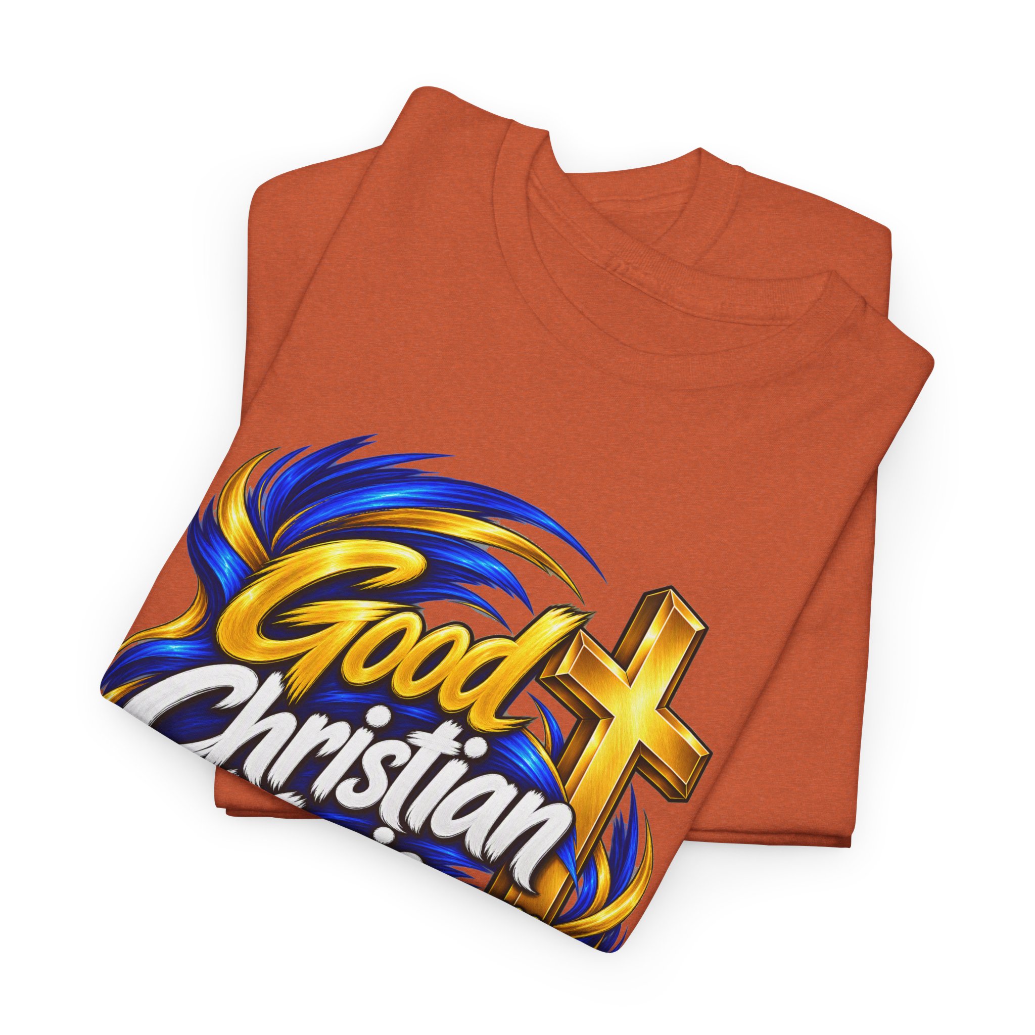 GoodChristianMusic.com Unisex Heavy Cotton Tee, - Image 11