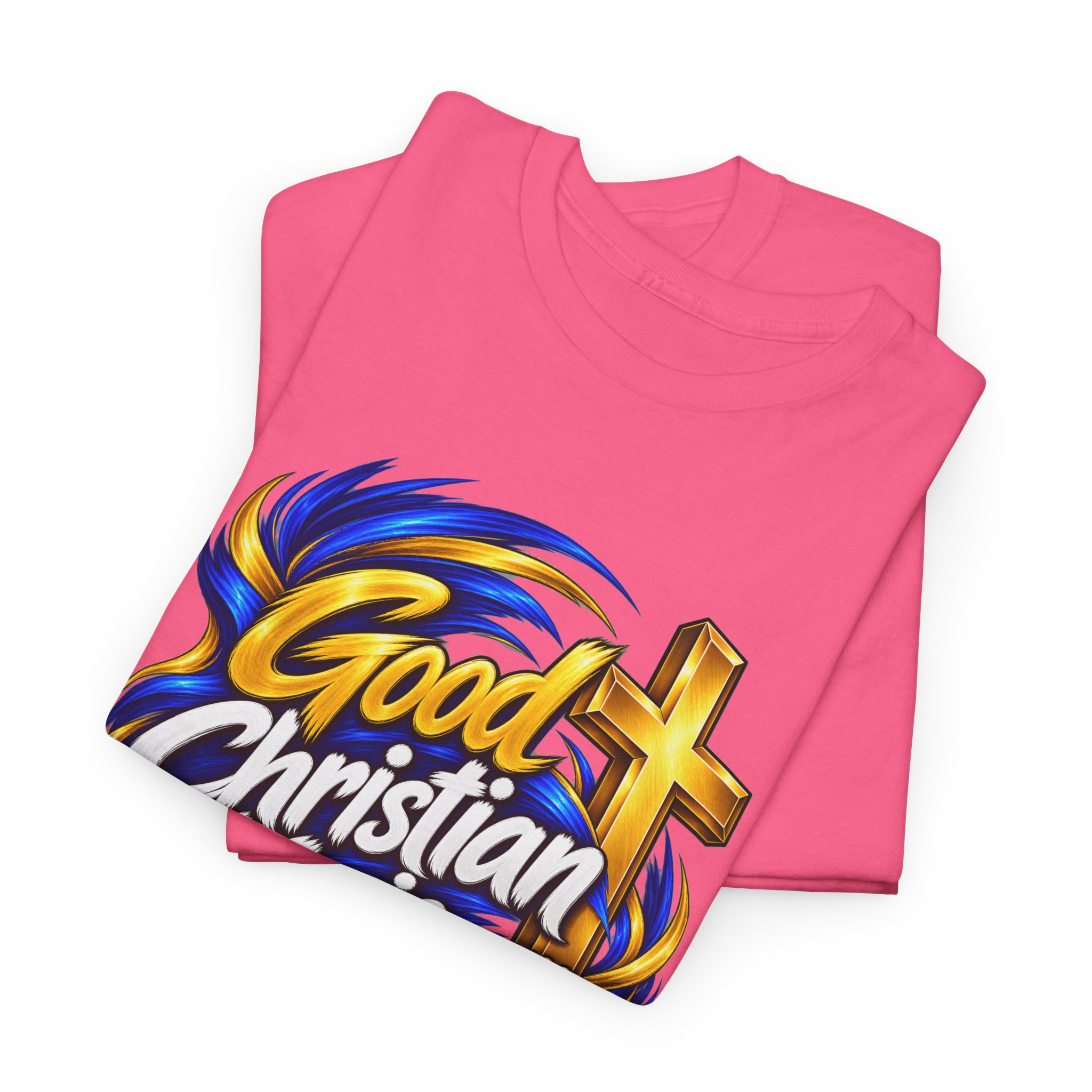 GoodChristianMusic.com Unisex Heavy Cotton Tee, - Image 47