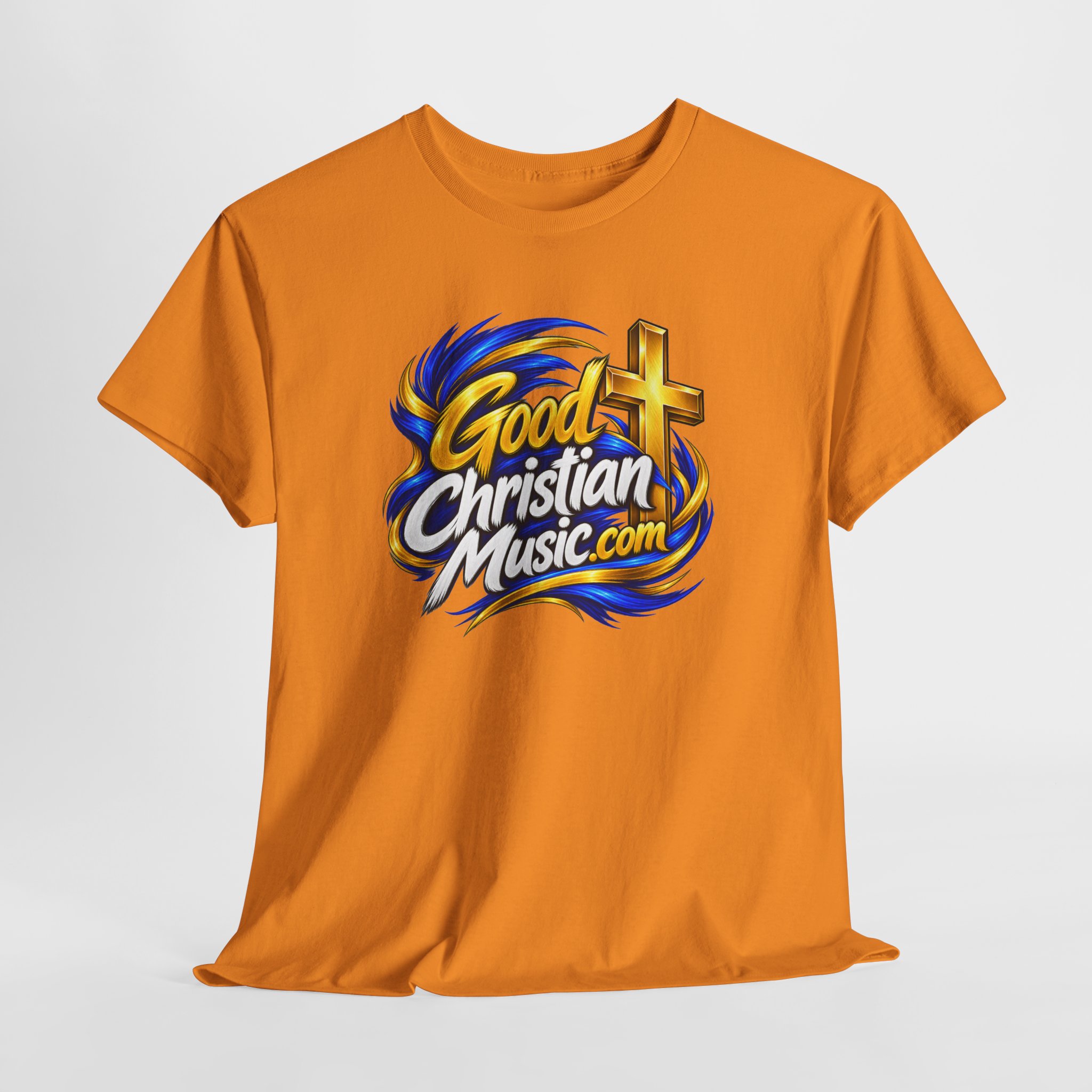 GoodChristianMusic.com Unisex Heavy Cotton Tee, - Image 61