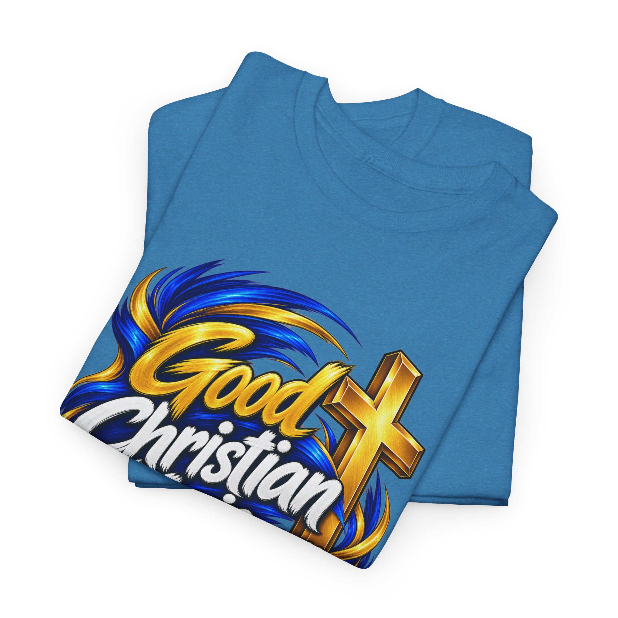 GoodChristianMusic.com Unisex Heavy Cotton Tee, - Image 23