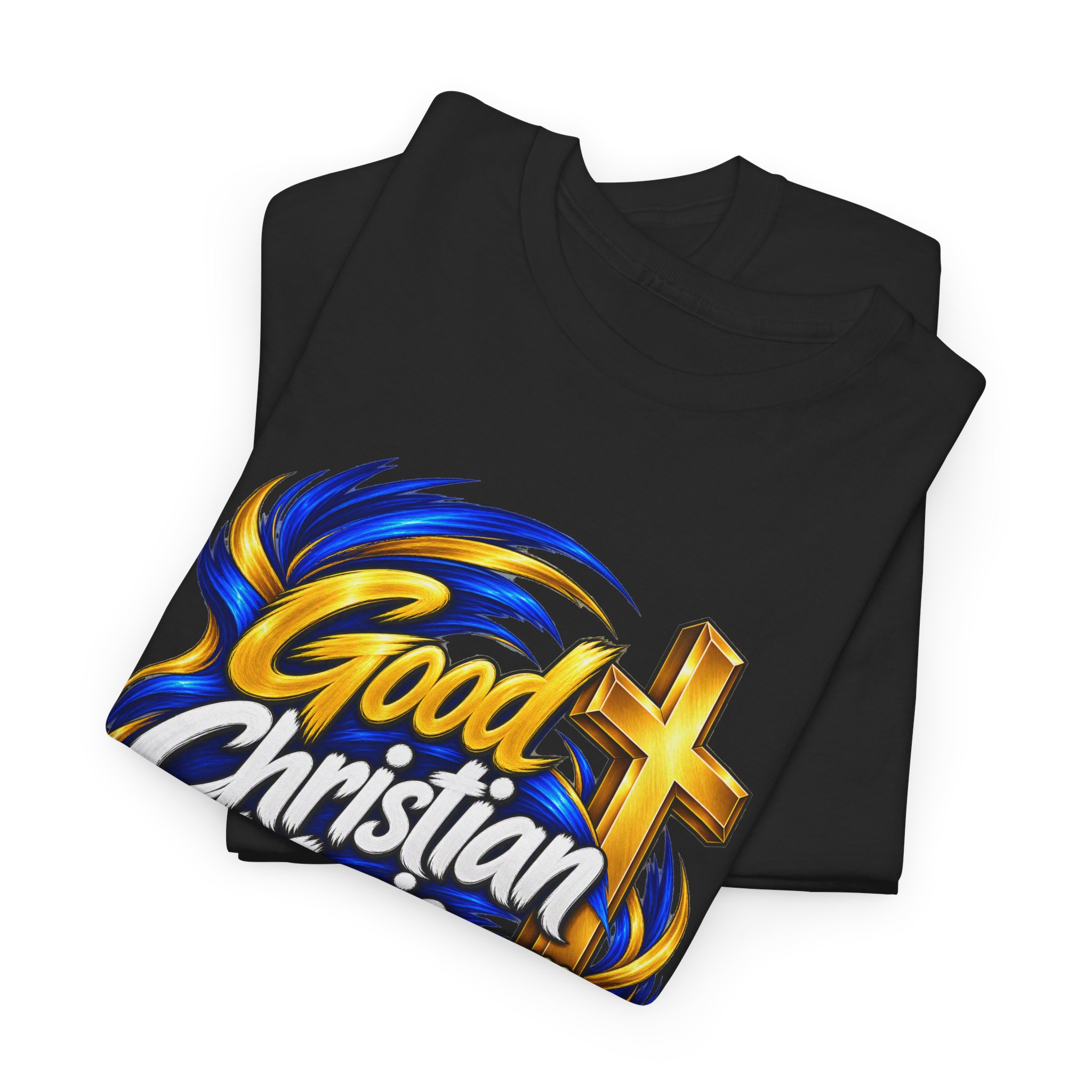 GoodChristianMusic.com Unisex Heavy Cotton Tee, - Image 58